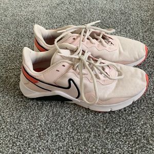 Peach and coral Nikes